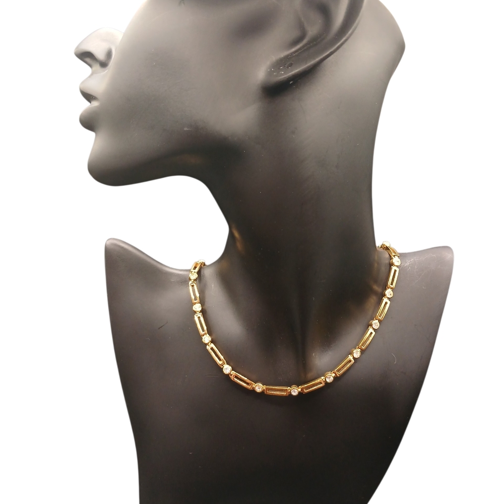 🏷 Nina Ricci Gold Necklace 7"